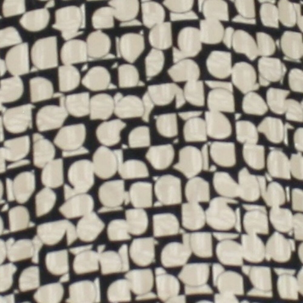 VINTAGE LIZ CLAIBORNE Silk Blazer Jacket Oversized Geometric Abstract Black 8 - Picture 3 of 16